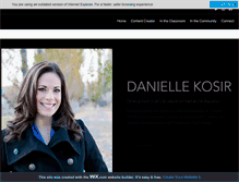 Tablet Screenshot of daniellekosir.com